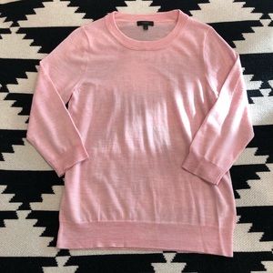 Pink Tippi sweater in 100% merino wool